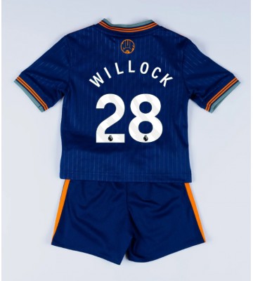 Newcastle United Joe Willock #28 Tredjetrøje Børn 2025-26 Kortærmet (+ Korte bukser)